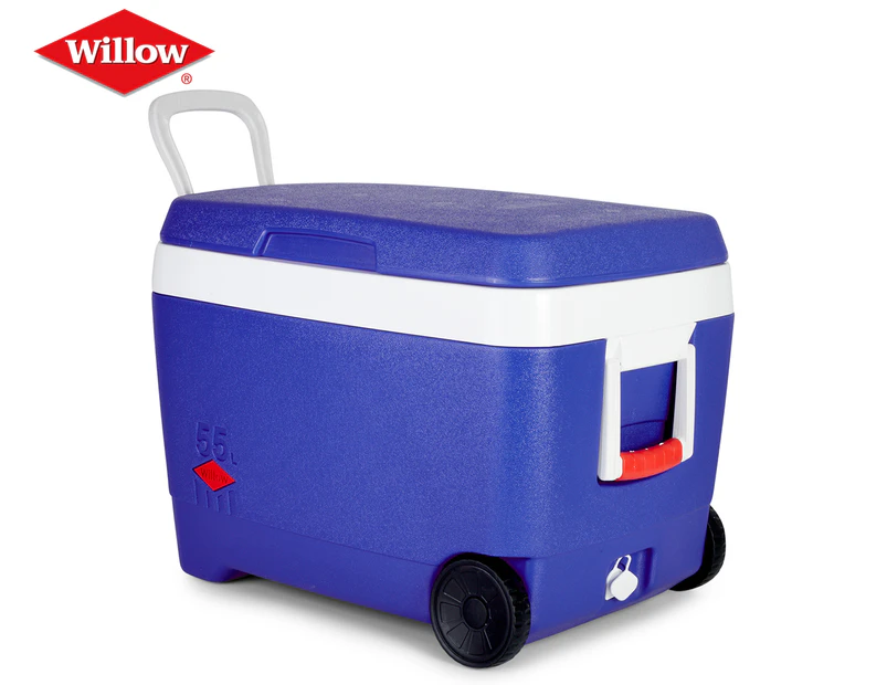 Willow 55L Journey Wheelie Cooler - Blue/Multi