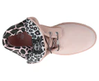 Timberland Women's Safari Roll-Top Boots - Light Pink Nubuck/Crocodile