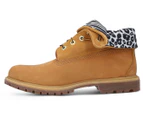 Timberland Women's Safari Roll-Top Boots - Wheat Nubuck/Zebra