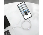 Baseus 100W USB C To USB Type C Cable 5A PD Fast Charging cable-White(2M)