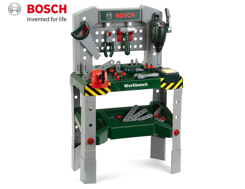 Bosch 48-Piece Deluxe Mini Workbench Kids Toy Playset