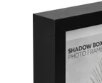 Set of 2 Cooper & Co. 20x25cm Shadow Box Photo Frames - Black