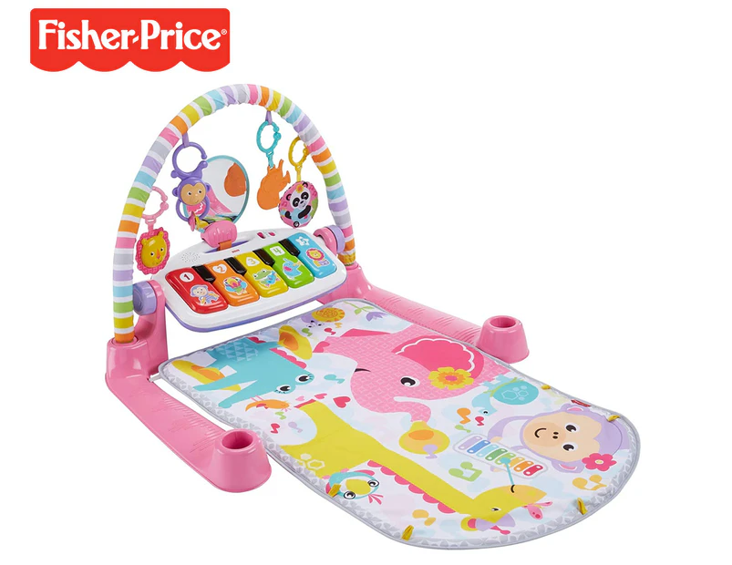 Fisher-Price Deluxe Kick & Play Piano Gym Activity Mat - Pink