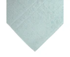 La'Grace 100% Premium Velour Diamond Design Set of 2  Jacquard Bath Towel - Aqua 70 x 140 cm
