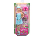 Barbie Spa Doll Blonde, with Puppy and 9 Accessories GJG55