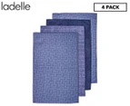 Ladelle Benson Kitchen Towel 4-Pack - Blue