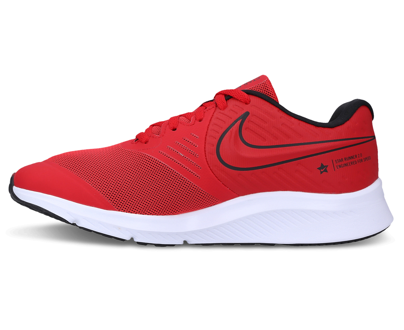 Nike Youth Boys' Star Runner 2 Running Shoes - University Red/Black ...
