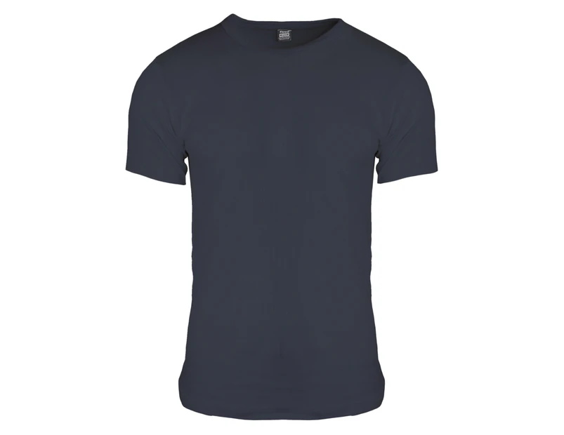 FLOSO Mens Thermal Underwear Short Sleeve Vest Top (Viscose Premium Range) (Charcoal) - THERM108
