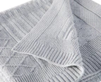 Sheridan Baby Pembrooke Cot Blanket - Marle Grey