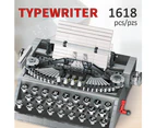 1618 Pcs Type Writer Classic Typewriter Mechanical Building Blocks Bricks Kids and Adult Gift Toy