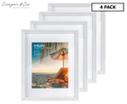 Set of 4 Cooper & Co. 28x36cm Premium Gallery Photo Frames - White