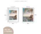 Set of 4 Cooper & Co. 28x36cm Premium Gallery Photo Frames - White