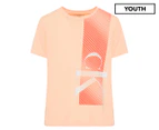 Calvin Klein Jeans Youth Boys' Slice Monogram Logo Crew Neck Tee / T-Shirt / Tshirt - Tropical