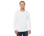 Tommy Hilfiger Men's Nantucket Long Sleeve Tee / T-Shirt / Tshirt - Bright White 1