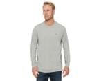 Tommy Hilfiger Men's Nantucket Long Sleeve Tee / T-Shirt / Tshirt - Grey Heather 1