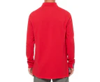 Tommy Hilfiger Men's Kent Long Sleeve Polo - Apple Red