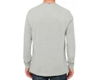 Tommy Hilfiger Men's Nantucket Long Sleeve Tee / T-Shirt / Tshirt - Grey Heather