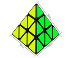 Educational Toys Pyraminx Triangle Cube Pyramid Brain Teaser Puzzle Cube