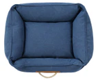 Paws & Claws Medium Lighthouse Walled Canvas Pet Bed - Navy