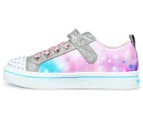 Skechers Girls' Twinkle Toes Twi-Lites 2.0 Light-Up Unicorn Sky Sneakers - Silver Multi