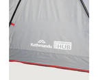Kathmandu Retreat Compass Hub v2 Free-Standing Shelter Camping  Unisex  Tents - Grey Warm Sunset