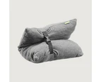 Kathmandu Configure Travel Pillow  Unisex  Travel Pillows - Grey Mid Marle