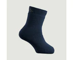 Kathmandu Children Kids' Wool/Acrylic Blend Outdoor Thermo Socks Twin Pack  Hiking Socks - Dark Blue Raspberry