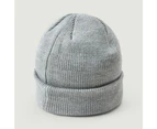 Kathmandu Fyfe Men's Women's Everyday Casual Knit Winter Warm Beanie Hat - Grey Mid Marle