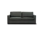 Camden Queen Fabric Sofa Bed With Memory Mattress-Charcoal