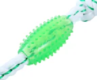 2 x Paws & Claws 20cm Fresh Breath Pet Dental Rope Mint Flavour - Green