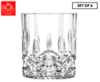 Set of 6 RCR Cristalleria 300mL Opera Crystal Liquor Glasses
