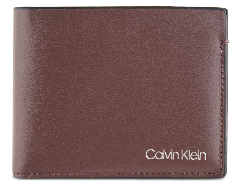 Calvin Klein Panache Slim 5CC Wallet - Mahogany .au