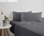 Odyssey Living Breathe Percale Sheet Set - Charcoal