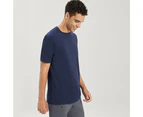 Kathmandu Men's 100% Merino T-shirt - Midnight Navy Marle