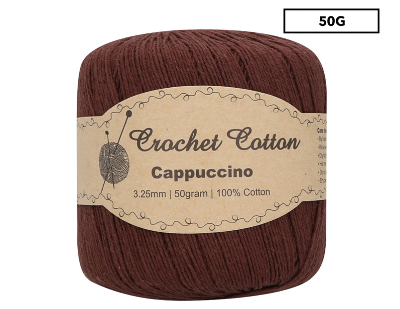 Malli Crochet Cotton Ball 50g - Cappuccino