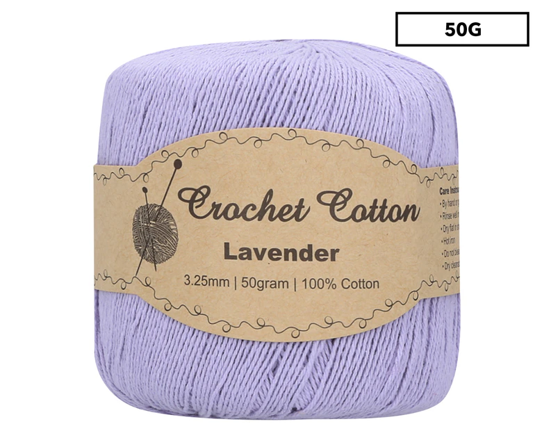 Malli Crochet Cotton Ball 50g - Lavender