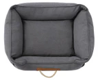 Paws & Claws Medium Lighthouse Walled Canvas Pet Bed - Grey