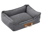 Paws & Claws Medium Lighthouse Walled Canvas Pet Bed - Grey