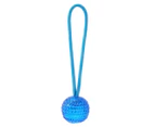 2 x Paws & Claws 25cm TPR Ball & Rope Toy - Randomly Selected