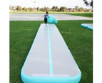5Mx1Mx20CM Inflatable Air Track Mat Tumbling Floor Home Gymnastics Mat with Electric Pump - Pink