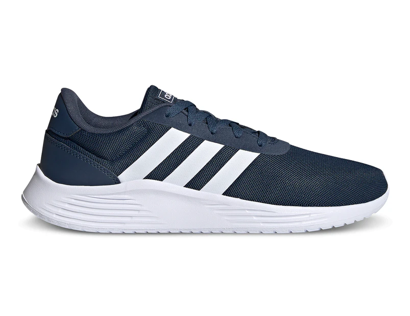 Adidas Men's Lite Racer 2.0 Running Shoes - Crew Navy/Cloud White/Core Black