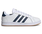 Adidas Men's Grand Court Sneakers - Cloud White/Crew Navy/Gum