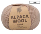 Malli Alpaca Mix Knitting Yarn 50g - Sand