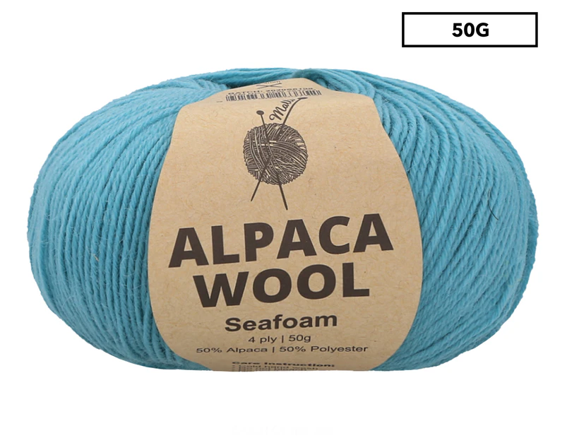 Malli Alpaca Mix Knitting Yarn 50g - Seafoam