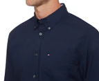 Tommy Hilfiger Men's Tommy Solid Long Sleeve Shirt - Peacoat