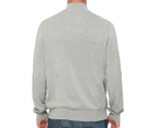Tommy Hilfiger Men's Barry Solid Quarter Zip Sweater - Grey Heather
