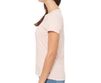 Levi's Women's Box Tab 3T The Perfect Tee / T-Shirt / Tshirt - Sepia/Rose Grey