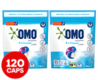 2 x OMO Sensitive 3-in-1 Laundry Detergent Capsules 60 Caps