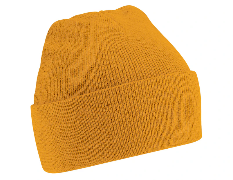 Beechfield Soft Feel Knitted Winter Hat (Mustard) - RW210