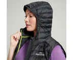 Kathmandu Heli Womens Down Puffer 600 Fill Lightweight Vest  Women's  Puffer Jacket - Black